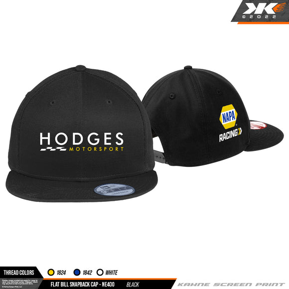 Hodges Motorsports Flat Peak Hat