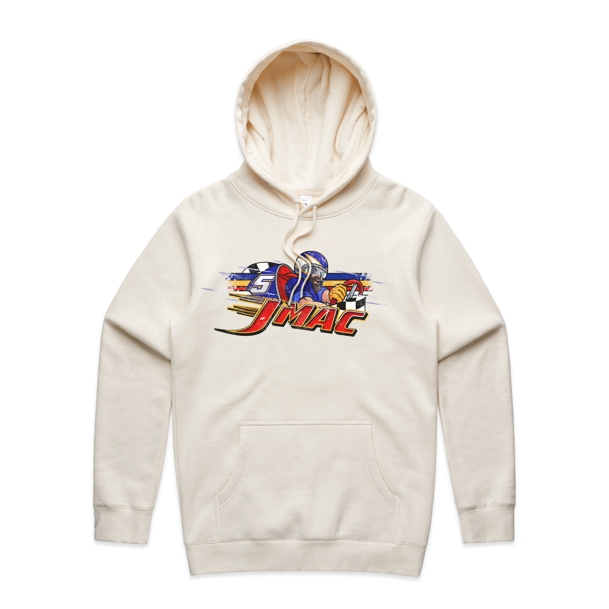 Speed Racer Hoodie - OG ECRU – James McFadden Apparel